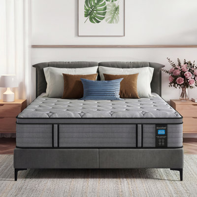 Gray Firm Hybrid Mattress – 12-Inch Pressure Relief With Cooling Memory Foam & Pocket Springs by Alwyn Home
