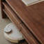 Table de bout en noyer noir
