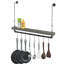 Metal/Wood Rectangle Hanging Pot Rack
