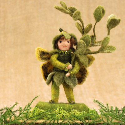 Felting Kit - Flower Fairy- Box Tree Needle Felting Kit