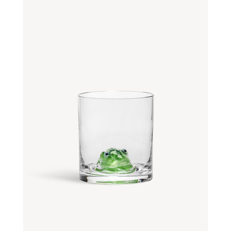 New Friends Handmade Glass Whiskey Glass