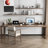 Light walnut Rectangular Solid Wood desk-818741795