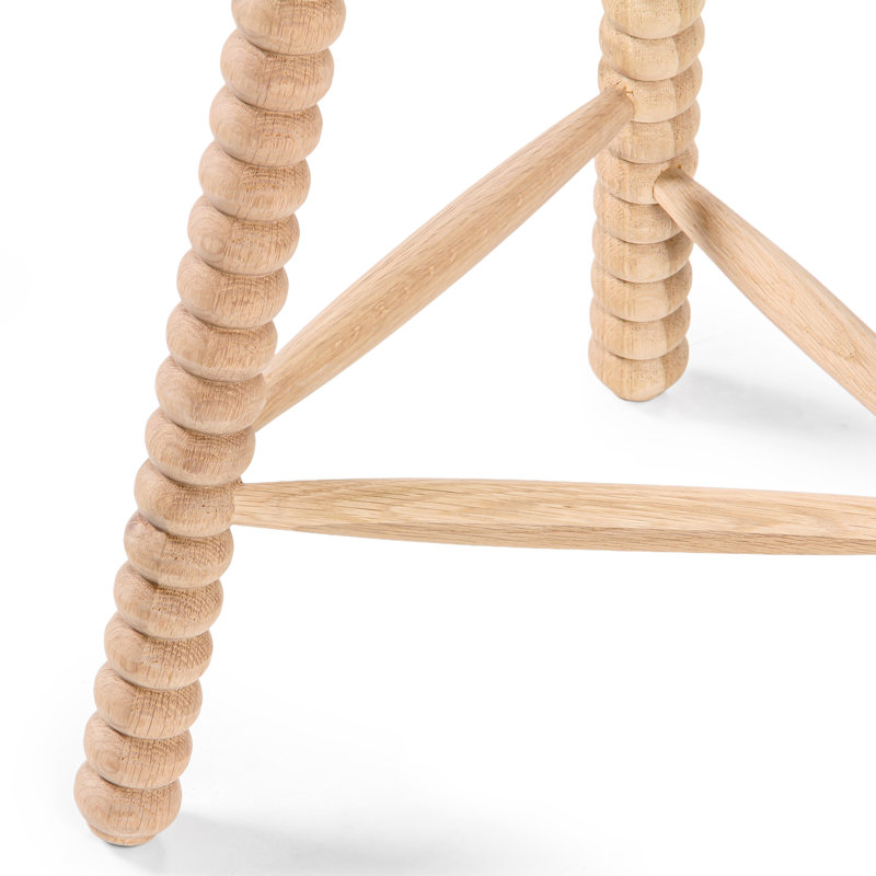 Alyson Twist Counter Stool, Natural