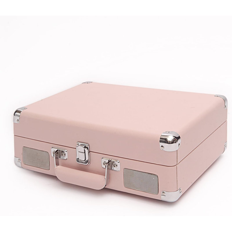 Arkrocket Curiosity Bluetooth Turntable Retro Suitcase 3-Speed Record Player with Built-in Speakers