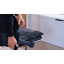 Fauteuil de bureau croisé en velours de 26 po de largeur avec roulettes, fauteuil de bureau à pieds croisés avec accoudoirs réglables en hauteur, support lombaire, fauteuil de coiffeuse pivotant pour bureau à domicile, chambre à coucher, bureau, 350 lb-107129127