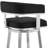Kellum Swivel Counter and Bar Height Barstool with Arms in Faux Leather Upholstery and Metal Legs-90850234-98226347-90763181