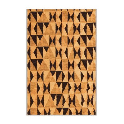 Tapis orange abstraits 5255