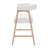 Elmcrest 26'' Seat Height Modern Mid-Century Upholstered Counter Stool with Backrest-901065933