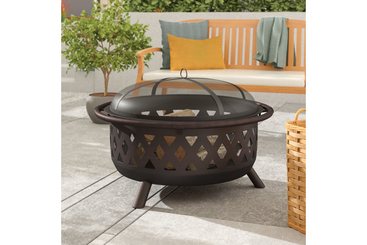 Maui Steel Wood Burning Fire Pit