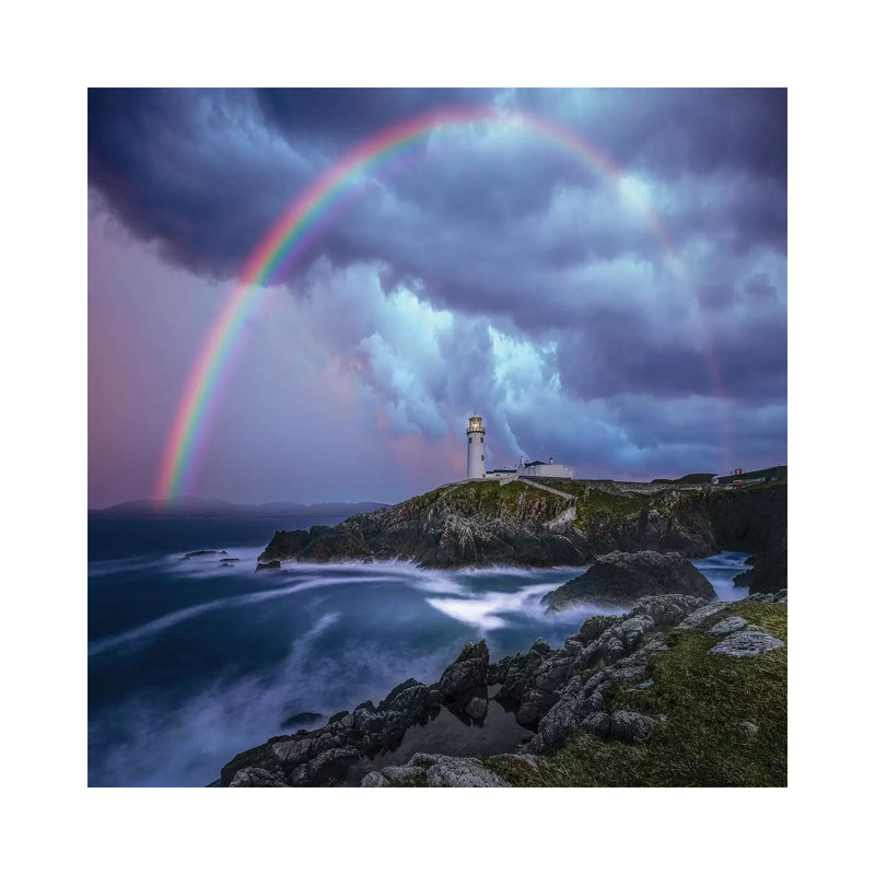 Rainbow Over Ireland by Brent Shavnore - Wrapped Canvas Print, 45.72 cm H x 45.72 cm W x 1.91 cm D