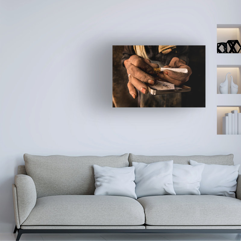 Art sur toile tabac Senaybasibuyuk, H 12 po x l 19 po