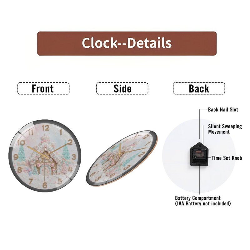 Horloge murale 12 po