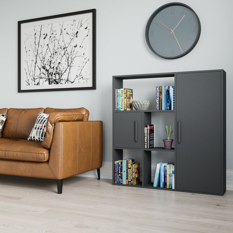 Najja Storage Bookcase, Anthracite