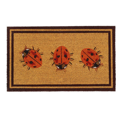 Indoor / Outdoor Coir Mat Ladybird