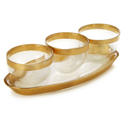 Magnus 24 oz. Dessert Bowl with Tray