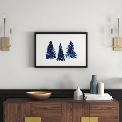 «Trois Arbres» - Impression sur papier encadrée
