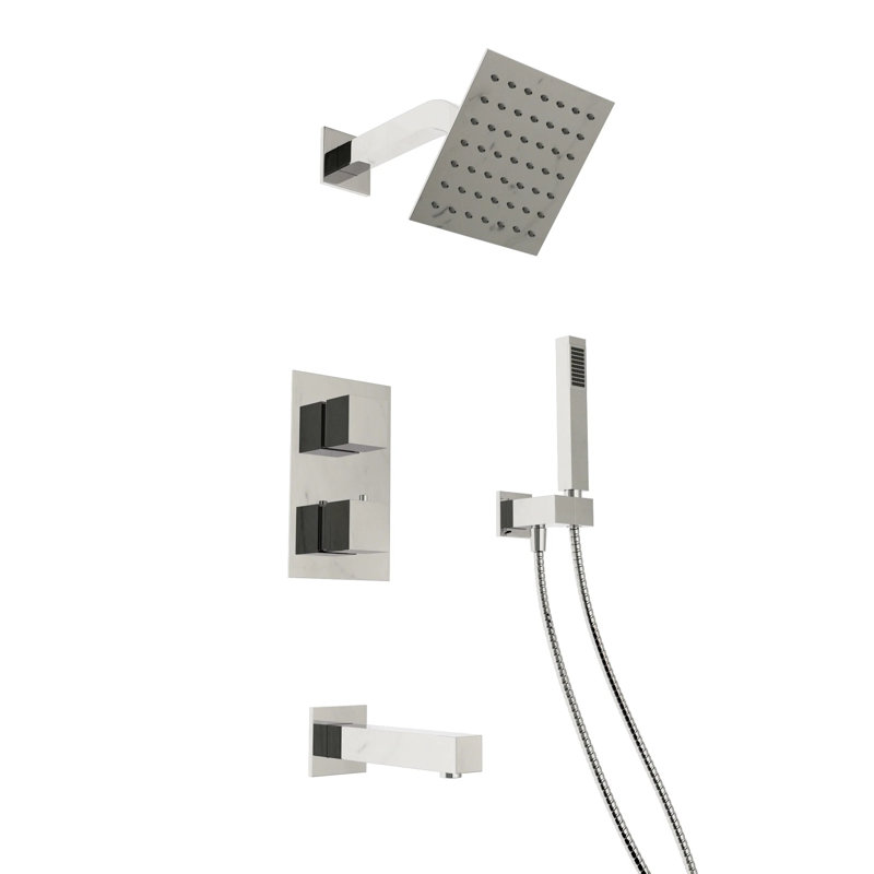 Thermostatic All-In-One Kit with Rough in-Valve