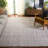 Abstract 976 Hand Tufted Pet/Cotton Abstract Indoor Use Only Rug in Light Brown/Ivory-1521451233