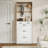 NEW OAK Colour Shoe Cabinet  With 3 Doors 2 Drawers With Hanger-1976458085