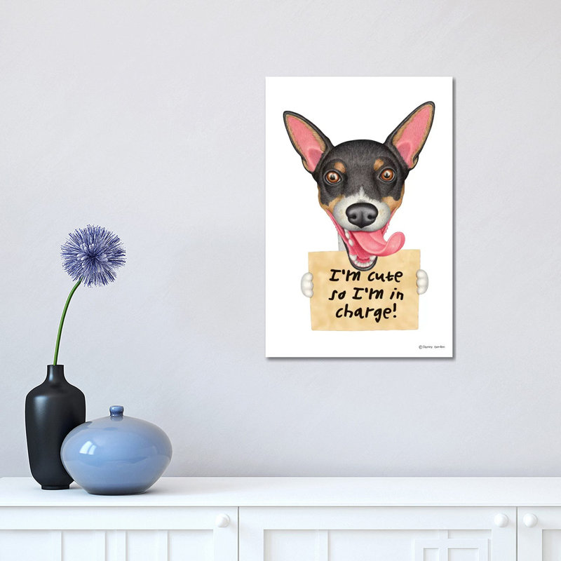 Rat terrier, H 18 po x l 12 po x 1,5 po