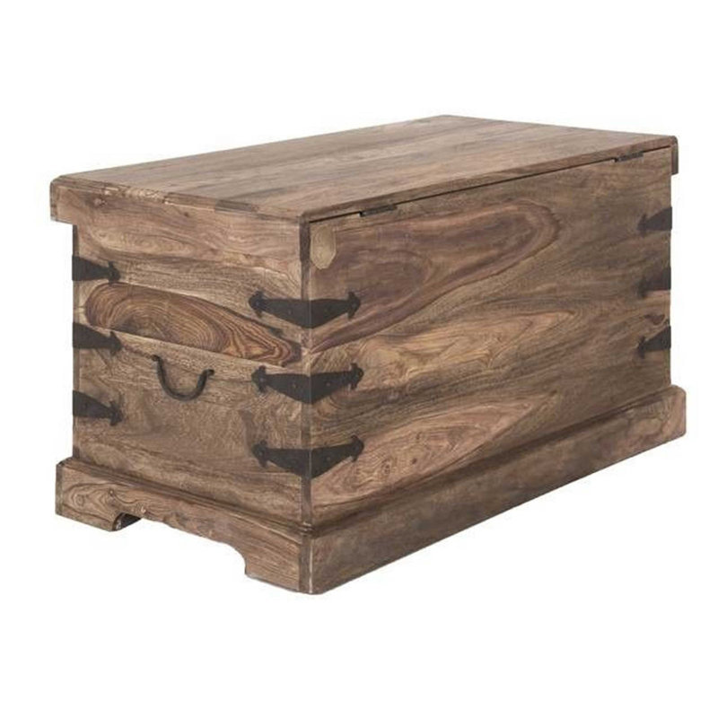 Leeds 1 Piece Solid Wood Blanket Chest