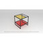Glass Top Sled End Table