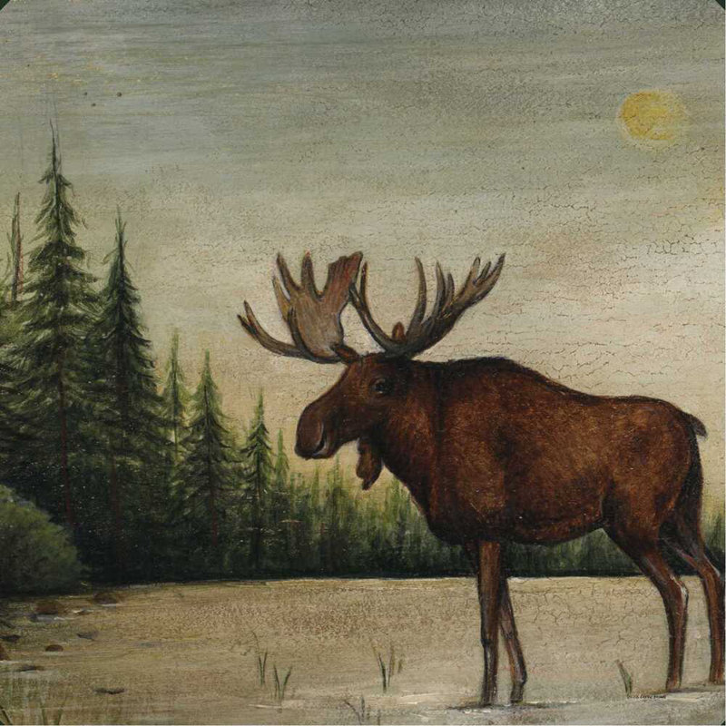 North Woods Moose II, H 30 po x l 30 po x P 1,25 po