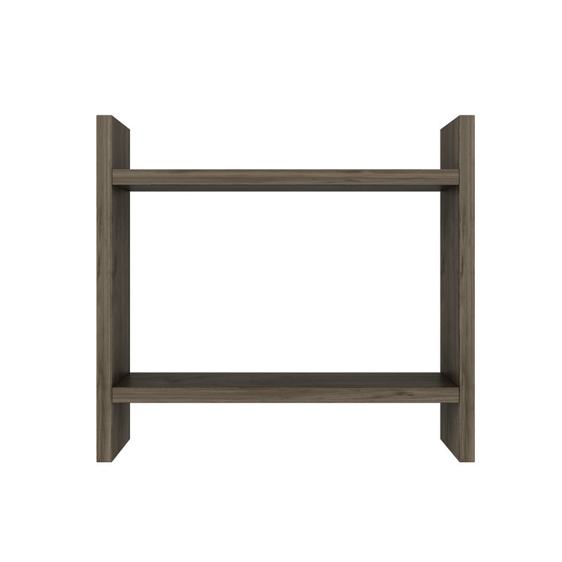 Stylish Walnut Kitchen Shelf, 13.4 x 3.9 x 11.8 inches | 100% Melamine Coated Particle Board, Durable & Water-Resistant | Modern Design for Efficient Storage & Organization in Home or Office