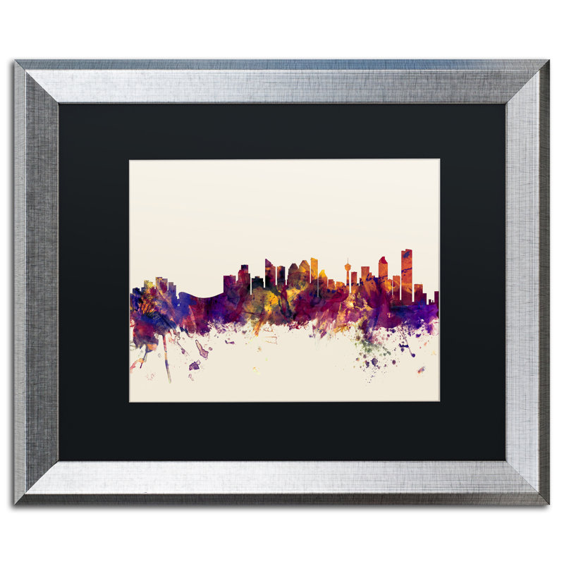 Modern & Contemporary, 16" H x 20" W x 0.5" D, Black