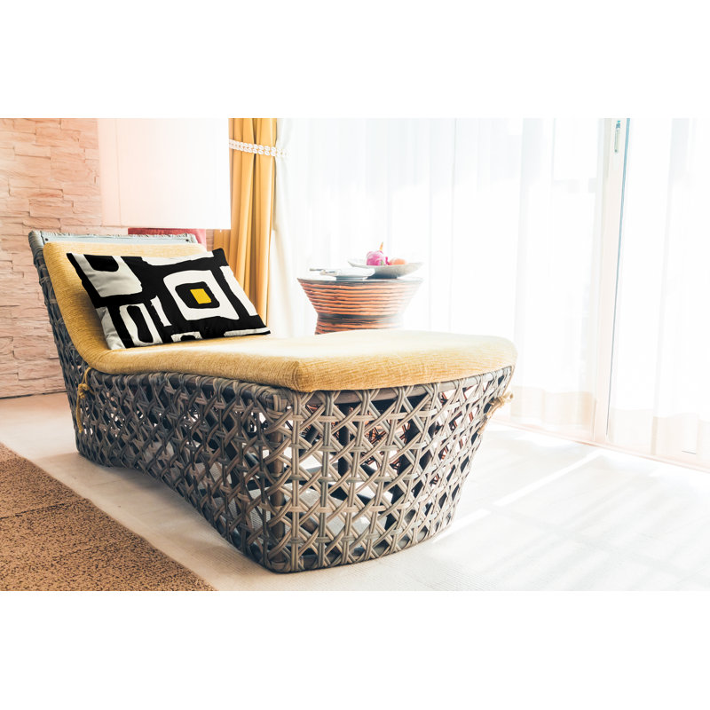 Solara Reversible Throw Pillow, Yellow, 18"H x 25"W