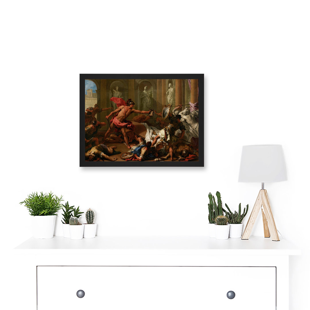 Ricci Perseus Phineus Head Medusa Gorgon Greek Myth - Single Picture Frame Print