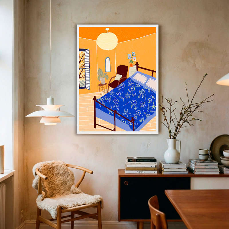 At Home By The Sea, 21.75" H x 17.75" W