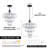 Yader 1-Light Dimmable Bubble Chandelier with Swirled Glass Globe (Bulb Included)-1359479376