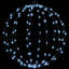 Vidaxl Ball With 320 Leds 2 Pcs Cold White 50 Cm Metal