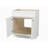 Disar 30'' Single Bathroom Vanity Base Only in White-111464872