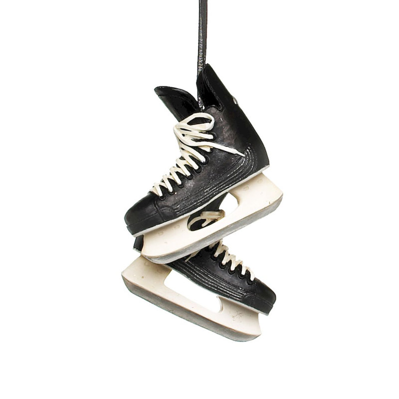 Ornement suspendu à patins de hockey