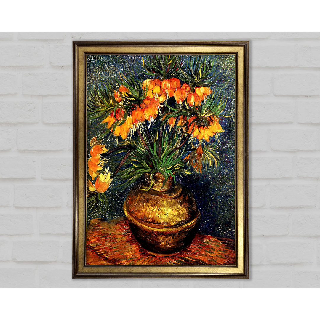 Fritillaries In A Copper Vase von Van Gogh - Druck