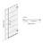 Moderne Minimalisme 34" W x 72" H Shower Door