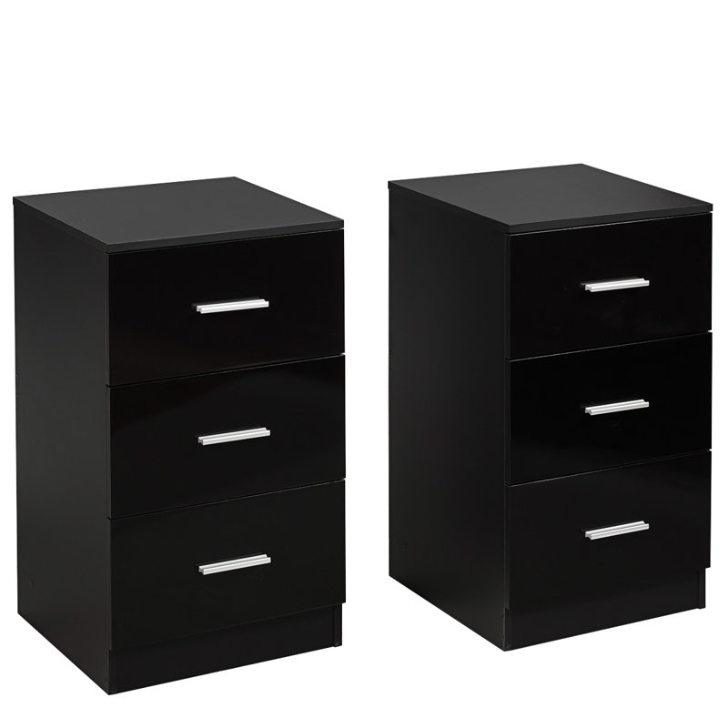 Poul 37.1cm Wide 3 -Drawer File Cabinet