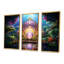 Willesden - Ensemble de salon mural art abstrait paysage-108314161-108314162