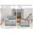 Caraline Upholstered Reclining Sectional Reversible-377725900