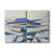 Blue Tectonic Movement I-Premium Gallery Wrapped Canvas -Ready to Hang