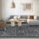 Suttle Oriental Machine Washable Rugs Floral Non-Slip Rug for Living Room Bedroom Nursery Dining Table Bedside Decor