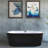 67.7" x 32.3" Freestanding Soaking Bathtub