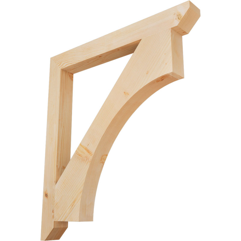 Support en bois Westlake, Sapin de Douglas, H 42 po x l 3,5 po x P 38 po