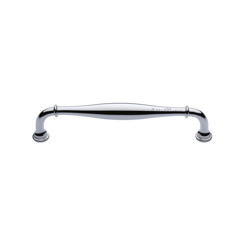 Adria Cabinet 8" Center to Center Bar Pull, Polished Chrome, 6"