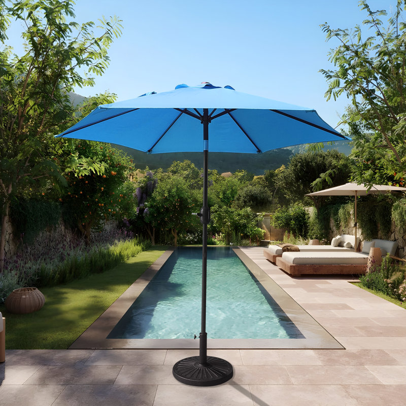 Parasol de marché 90 po Nihya, Bleu ciel
