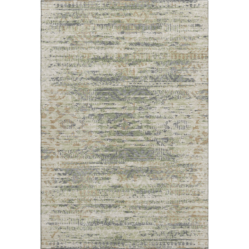 Premium Machine Washable Ansley Moroccan Rug, Rectangle 3' x 5'