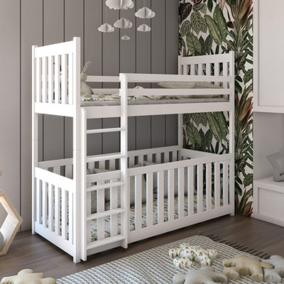 Cris Single (3') Solid Wood Bed Frame with Mattress