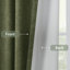 Rideaux occultants 100% naturels Goffredo pour chambre à coucher Double couche Drape Farmhouse-52496328-52496330